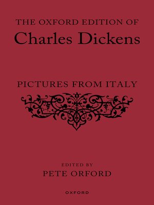 cover image of The Oxford Edition of Charles Dickens